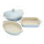 Staub Ceramic 4-Pc Baking Pans Set, Casserole Dish With Lid, Brownie Pan, Citron-1597897623