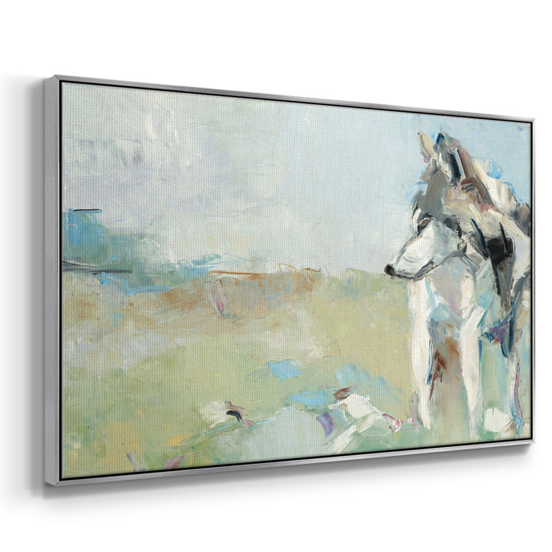 Untitled Framed, 25'' H x 17'' W x 2"D, Silver Floater Framed Canvas