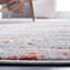 Tapis abstrait gris clair / rouille-1301002402
