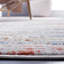 Tapis abstrait gris clair / rouille-1301002414