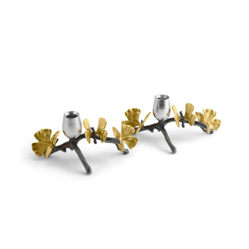 Butterfly Ginkgo Candleholders