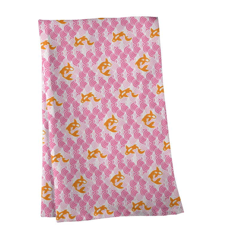 Mcguigan Tea Towel Kitchen Towel, Cotton Twill, Pink