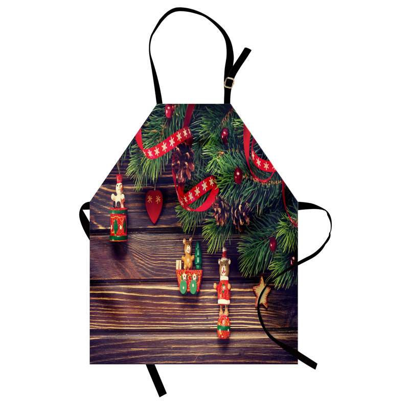 Christmas No Pattern Bib Apron