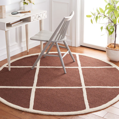 Sanyla Hand Tufted Wool Geometric Rug
