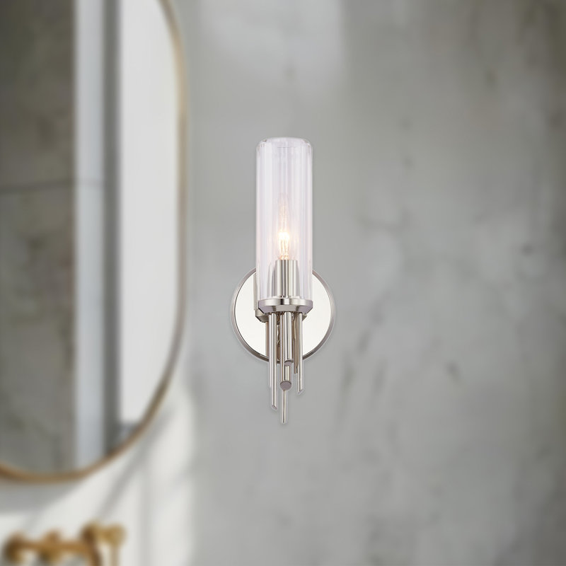 Torres 1 - Light Bath Sconce, Polished Nickel