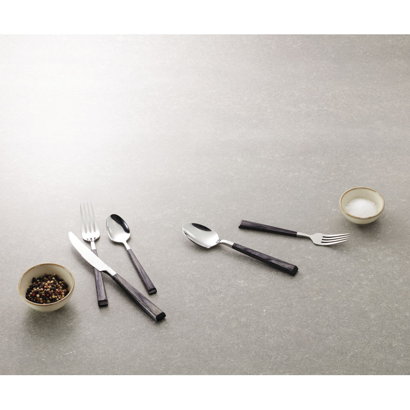 Coronado Charcoal 5 Piece Everyday Place Setting, Silver