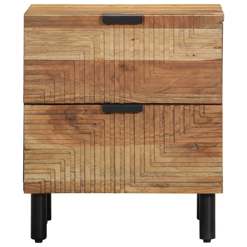 40cm W Metal Bedside Table