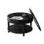 Table basse moderne en bois massif avec rangement intelligent Smart