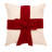 Red Bow - Christmas Pillow Cover in Hand Felted Wool-402278442-284680689-335305522