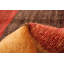 Tapis unique en laine noué à la main 8 pi 1 po x 10 pi 1 po nouvel âge Helaine - rouge / orange / jaune