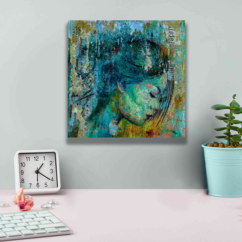 «THOUGHTS» par DB Waterman, H 12 po x l 12 po x P 0,75 po