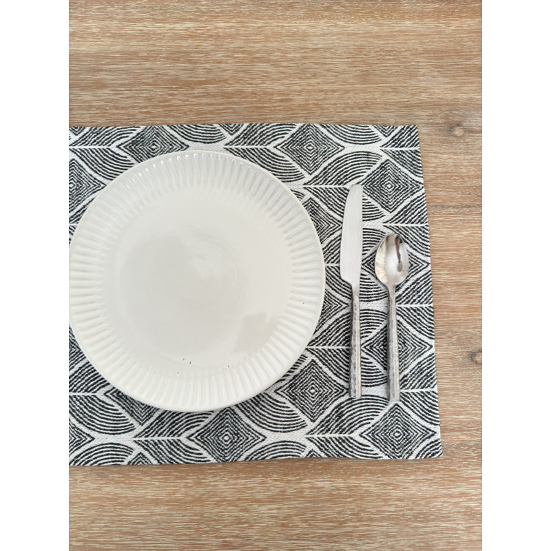 Acrylic Rectangle Placemat, Black