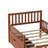 Wood Platform Bed with Guardrails on Both Sides and Two Storage Drawers-402092925-393769954