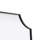 Notched Metal Mirror 27x32 inch in Black-1309948402-1309948380