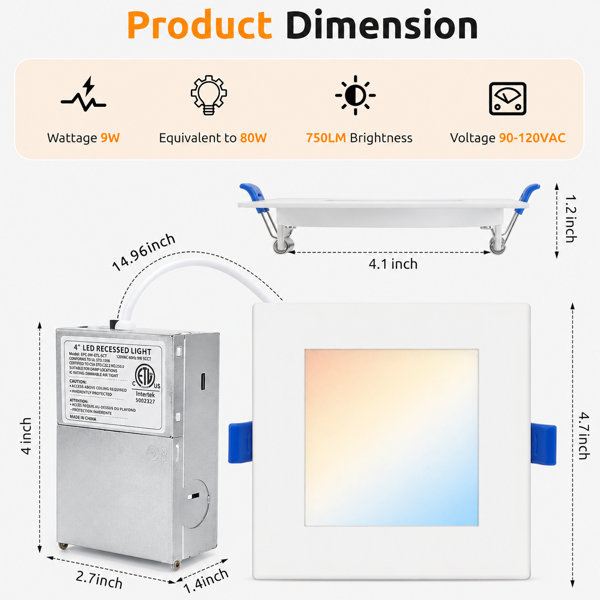 Dimensions du produit