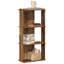 Petite bibliothèque rectangulaire en bois d'ingénierie vidaXL-439108081-439108085