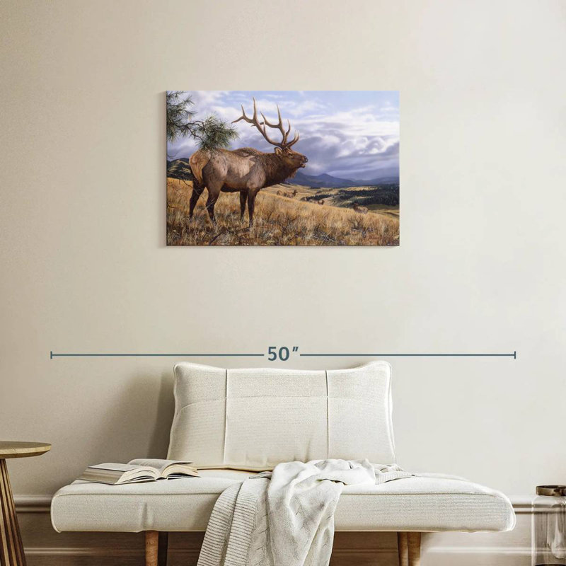 Big Sky Bugler, 20" H x 30" W
