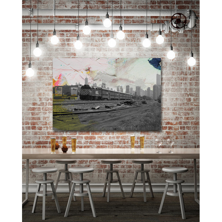 East Urban Home Train Home by Kent Youngstrom - Wrapped Canvas ...