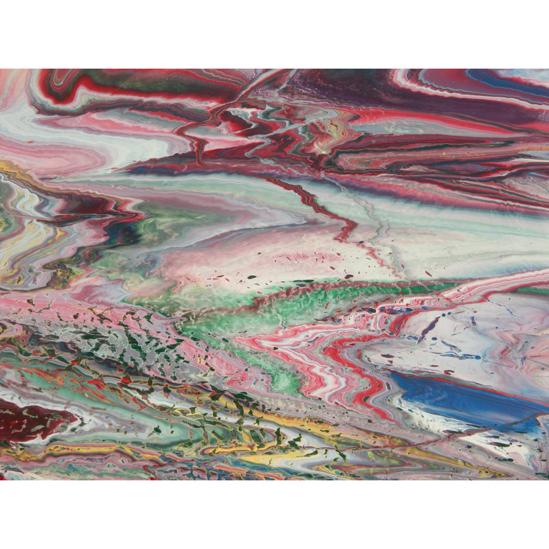 Freanzy par Will Birdwell - Peinture, Papier avec cadre noir, H 24 po x l 30 po