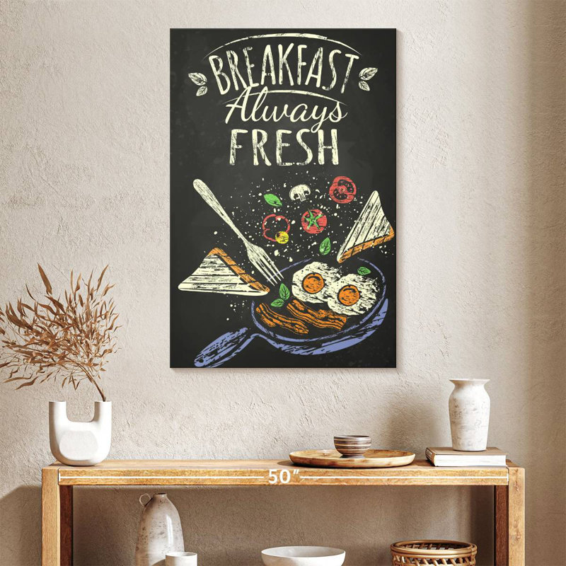 Fresh Breakfast Poster, 39" H x 26" W