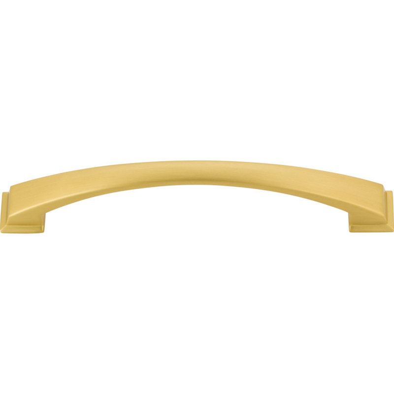 Roman Arch Pull, 5", Brushed Gold