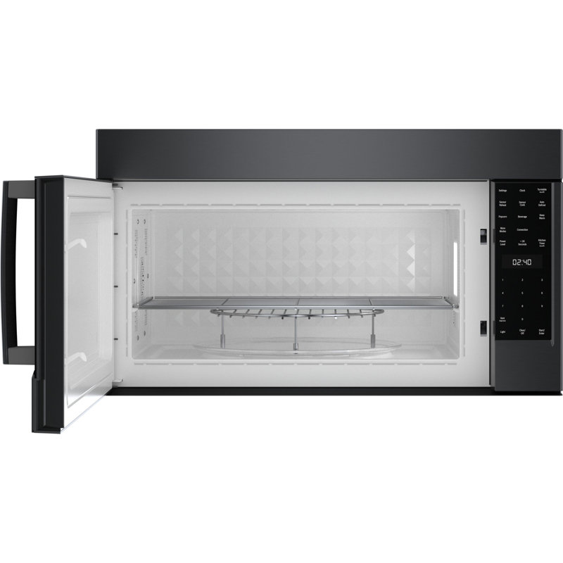 800 Series, Over The Range Convection Microwave In Black Stainless