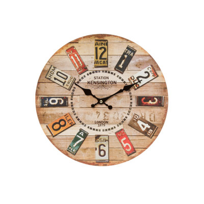 Crain Wood Wall Clock