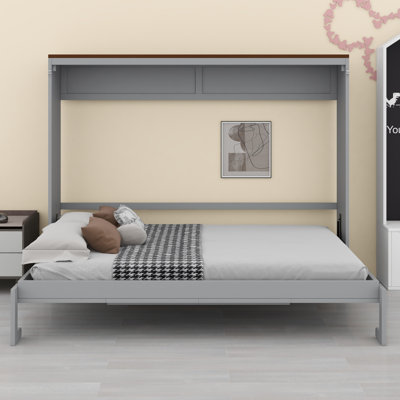 Space Efficient Murphy Bed with USB
