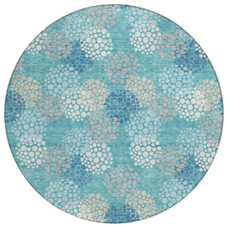 Tapis intérieur / extérieur Maliana, Rond 8 pi