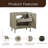 Blakely 36" Free Standing Single Bathroom Vanity with Quartz Top-92319982-92319983