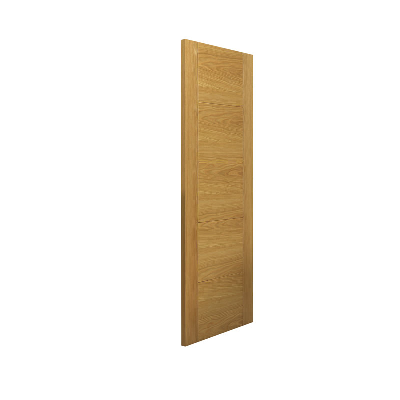 Tigris Oak Internal Door Prefinished, 198.1cm H x 68.6cm W x 3.5cm D