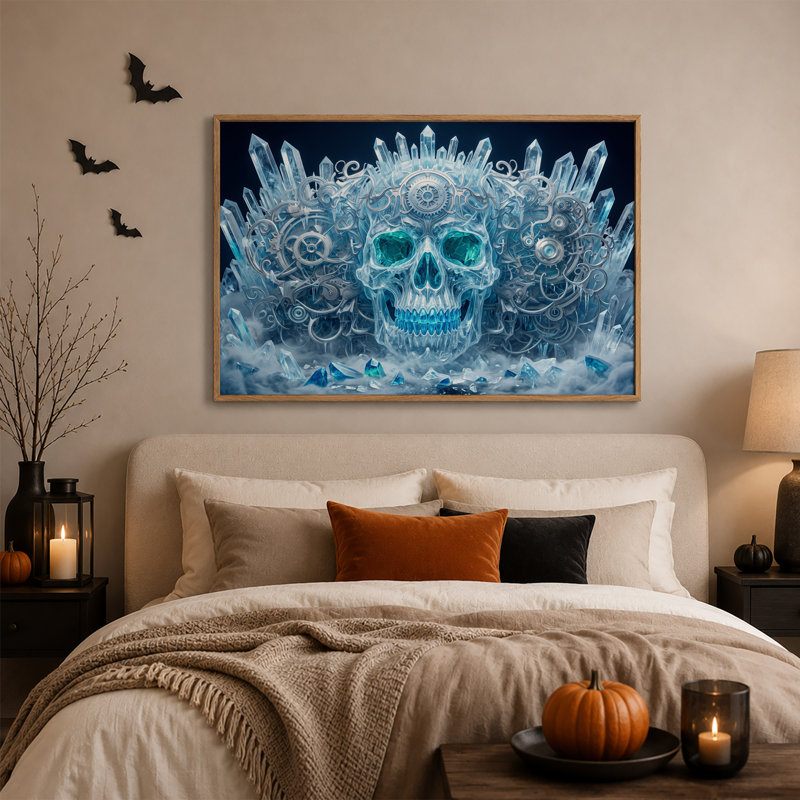 Art mural en toile Frosty, H 36 po x l 48 po