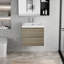 57 Base de meuble-lavabo simple mural 23,62 po 57-101092089