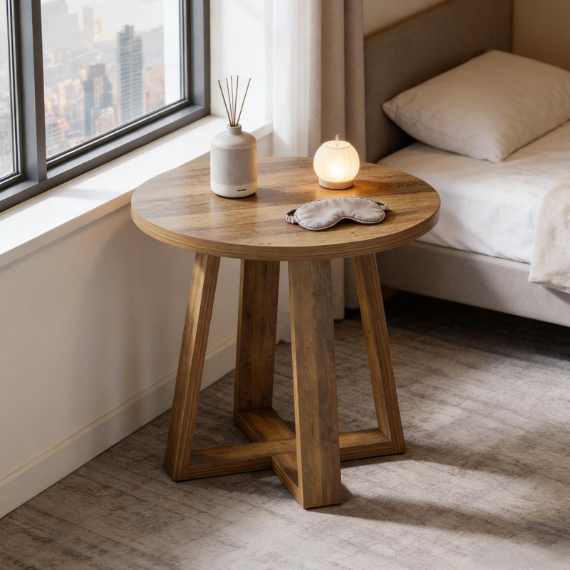 Table basse compacte, table de conférence, bureau rond