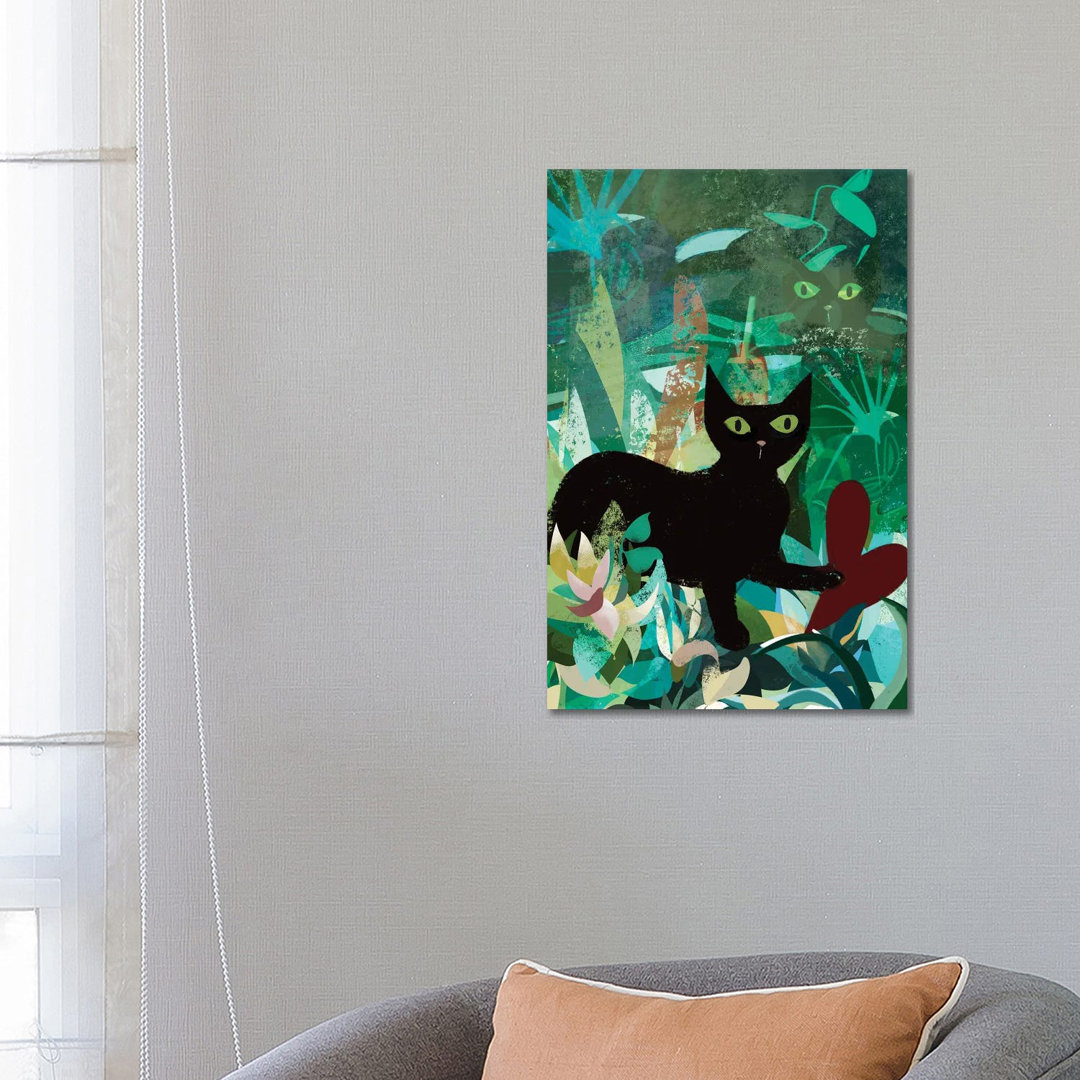 Emerald Intuition von Year Of The Cat - No Frame Gallery-Wrapped Canvas Giclée on Canvas