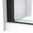DreamLine Aqua-Q Fold 33 1/2 inch W x 72 inch H Frameless Bi-fold Shower Door in Matte Black-64323313-121281232