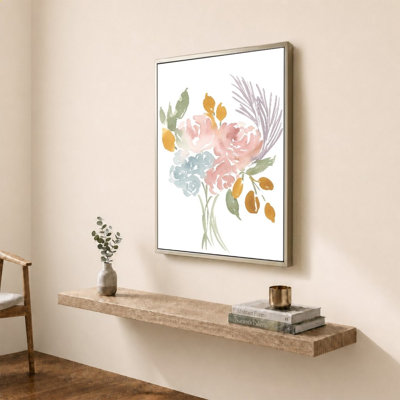 Pastel Blooms II by Lucille Price - Graphic Art on Canvas