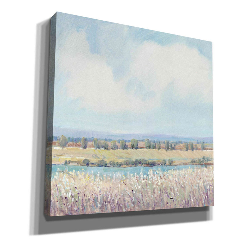 «Flowing Creek II» par Tim O'toole, art mural sur toile, H 12 po x l 12 po x P 0,75 po