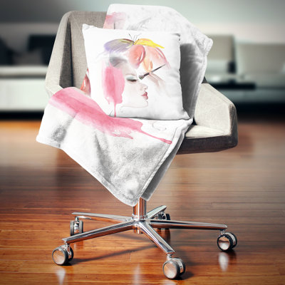 Eye Lash Face Woman Cosmetic - Portrait Printed Pillow
