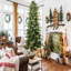 Arbre de Noël 4 pi en PVC vert + PE avec 919 pointes - arbre à charnières plein et luxuriant, assemblage facile, conception d'aiguille mixte réaliste-1435483491-1435483489-1435483495