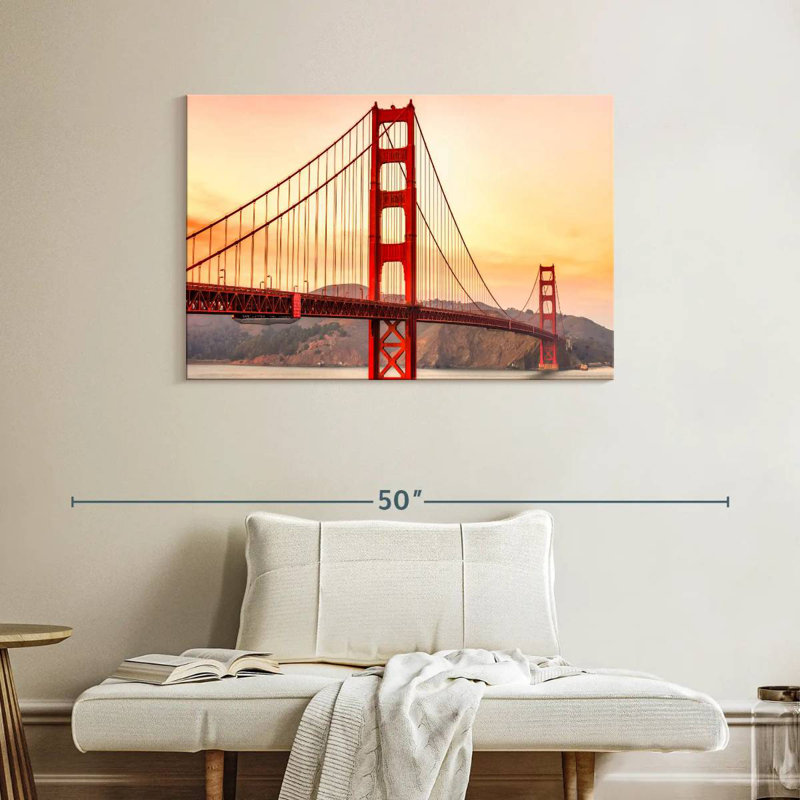 Lilie Golden Gate Bridge Structure, 26" H x 39" W