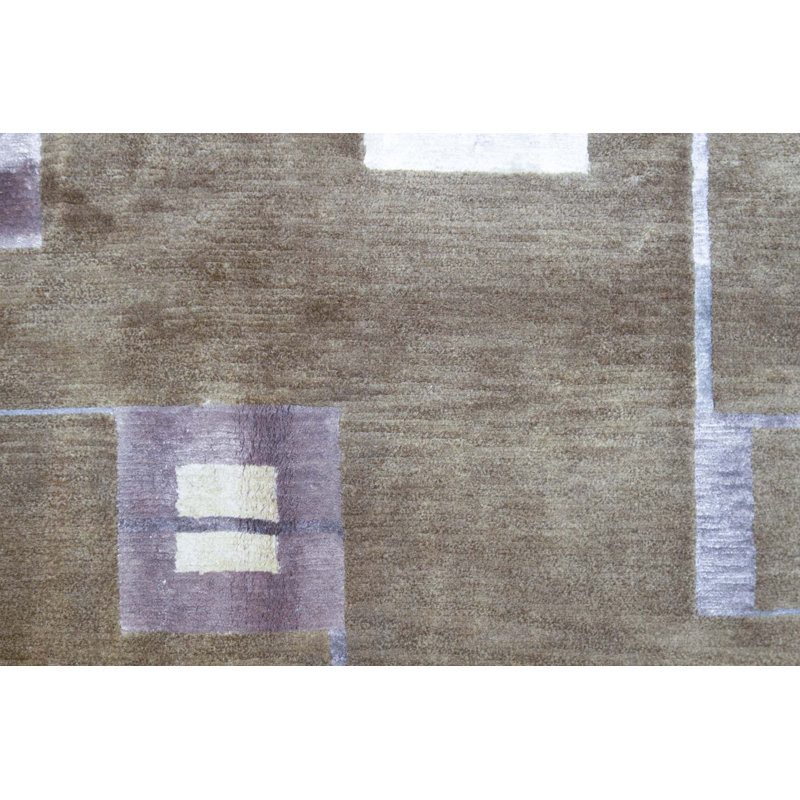 Tapis crème de haute qualité noué à la main