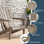 Ensemble de chaises d'extérieur en poly Adirondack avec repose-pieds 4 pièces-1951785948