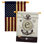 Drapeau de maison en polyester à 2 côtés 40 x 28 po