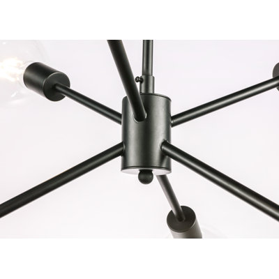 Lustre sphérique Spoutnik à 6 lumières Toler