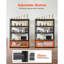 Tablettes de rangement P 24 po x l 48 po x H 72 po