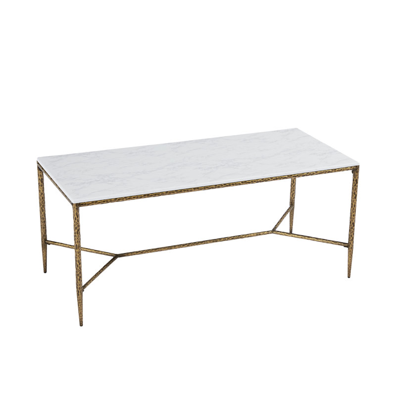 Table de salle à manger Anvil, Laiton forgé