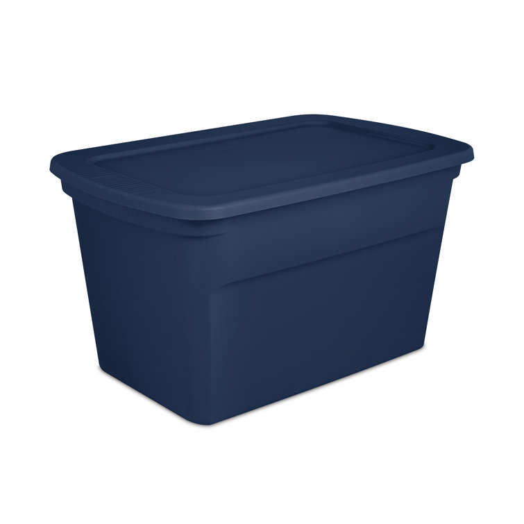 Wholesale Sterilite MARINE BLUE Tote Box - 18 Gal. MARINE BLUE