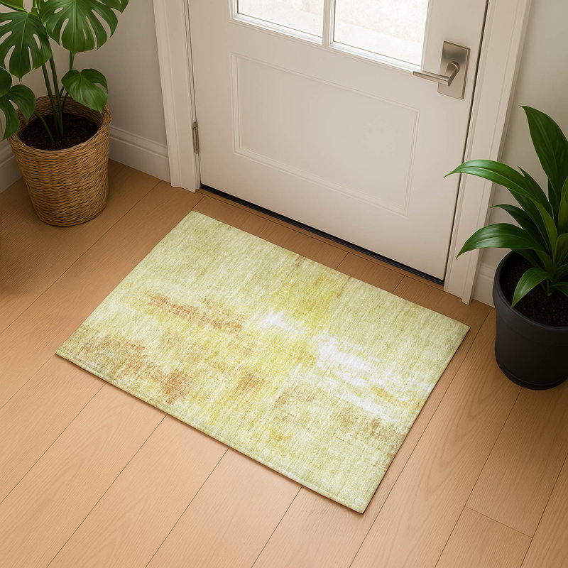 Premium Machine Washable Bucz AMF1759 Modern Rug, Rectangle 1'8" x 2'6"