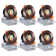 3 Inch LED Gimbal Recessed Light with J-Box, 5CCT 10-100% Dimmable, 35W Eqv.